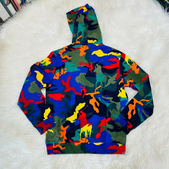 Polo Pony Camouflage Spectre Hoodie Ralph Lauren - Picture 4 of 4